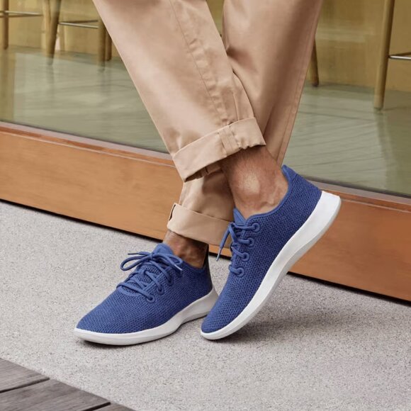 Allbirds Men’s Tree Runner Everyday Sneakers Navy | M8 - Picture 3 of 3